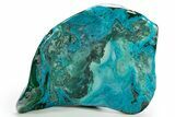Vibrant Polished Malachite with Chrysocolla - DR Congo #320441-1
